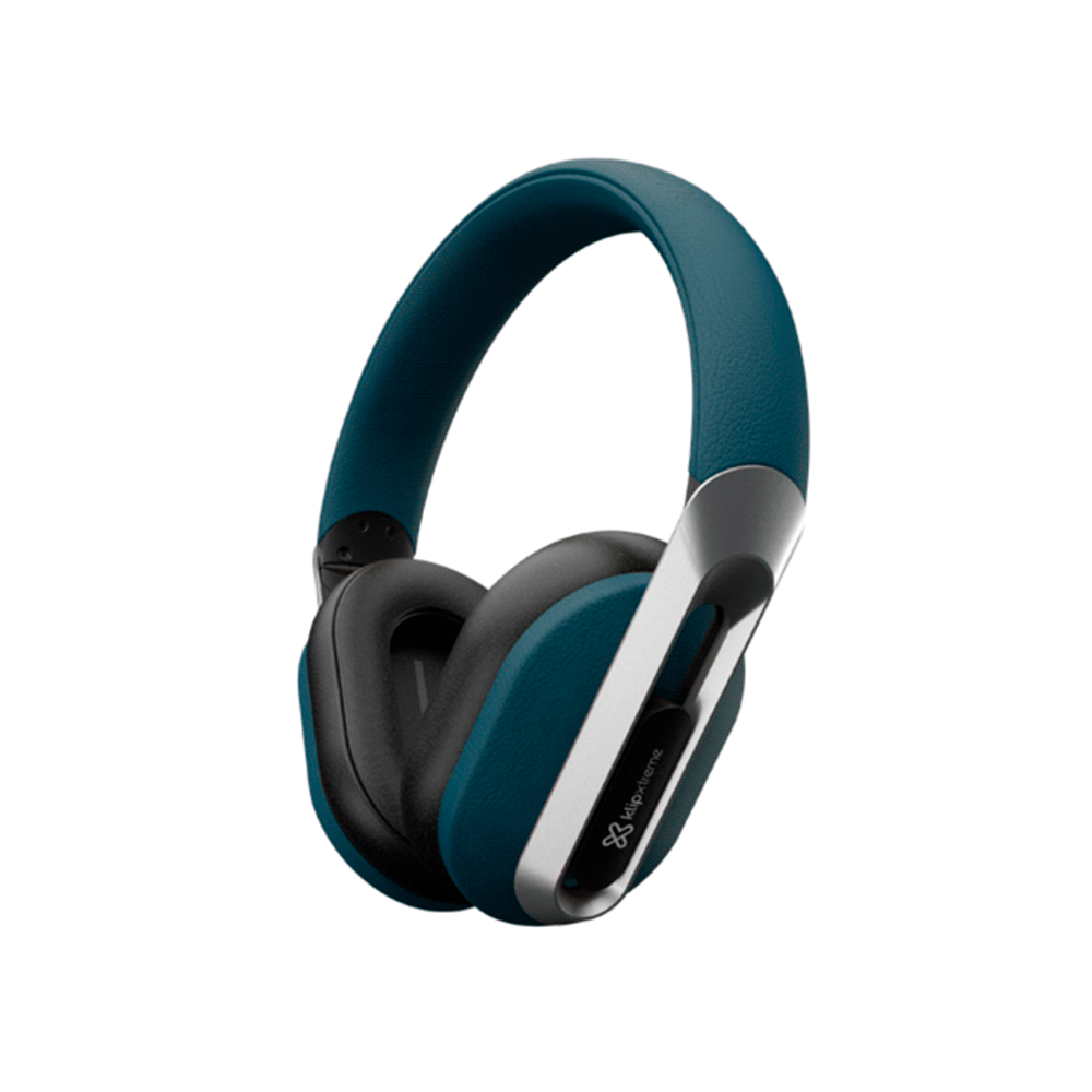Auricular con microfono klip kwh-750bl  style headph bluetooth/ 1 jack 3.5mm azul