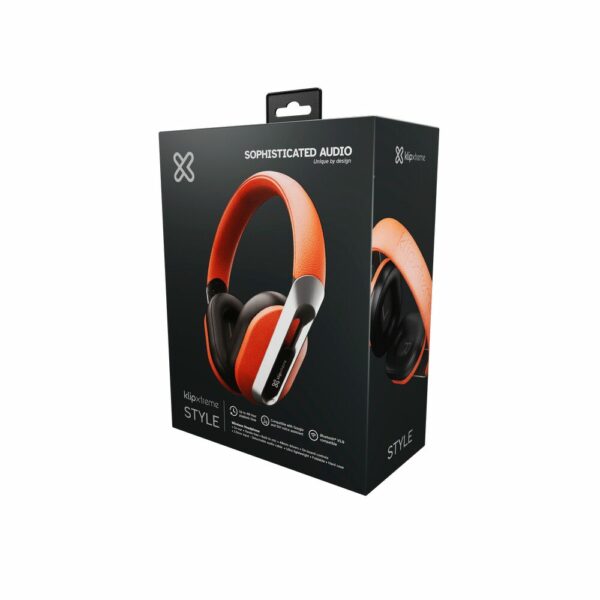 Auricular con microfono klip kwh-750co style headph bluetooth/ 1 jack 3.5mm coral - Imagen 5