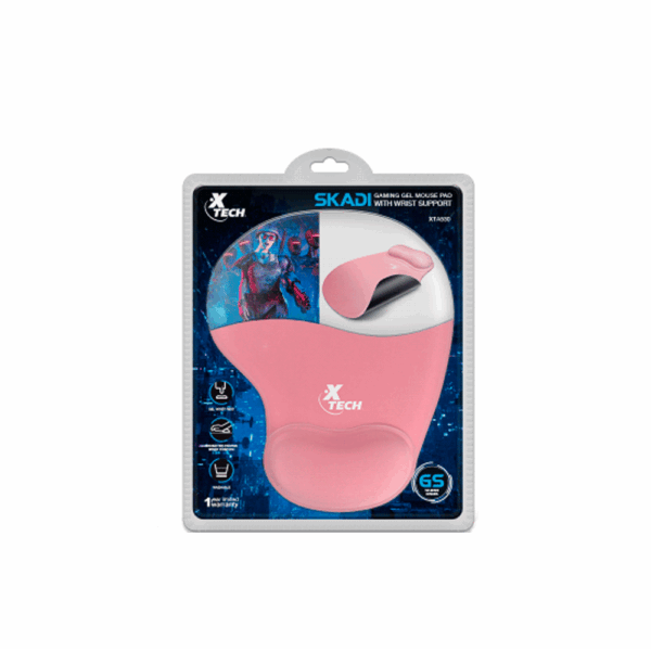 Mousepad xtech skadi gaming xta-530 23x18.5x0.3cm rosa - Imagen 3