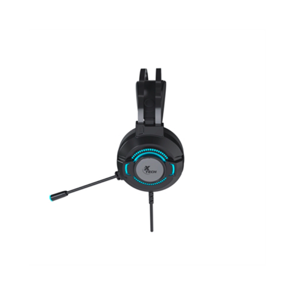 Auricular con microfono gamer xtech xth-565 morrigan/2jack/usb/neg