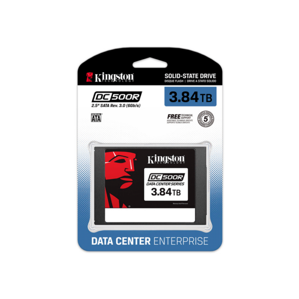 Ssd sata3 3.84tb kingston p/servidor sedc500r/3840g