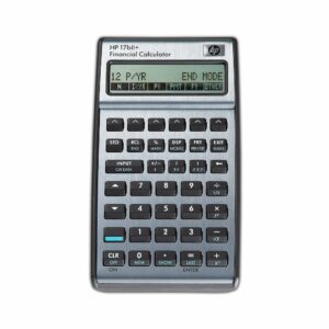 Calculadora financiera hp 17bii+ 2 lineas formato vertical plata