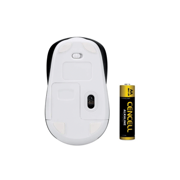 Mouse wireles 179645 manhattan 1600dpi/ 3 botones/ blanco
