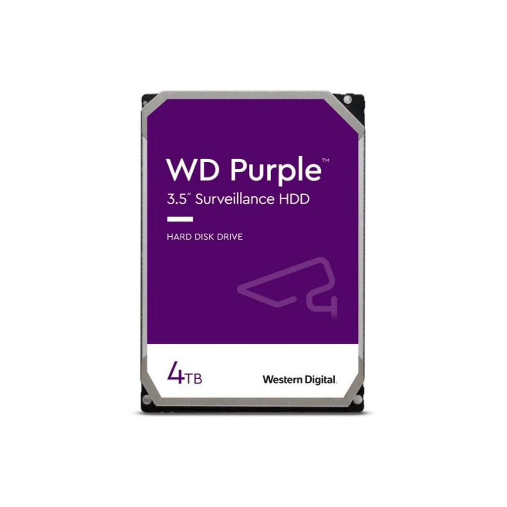 Disco duro sata3 4tb western digital purple 5400 256mb wd43purz surveillance