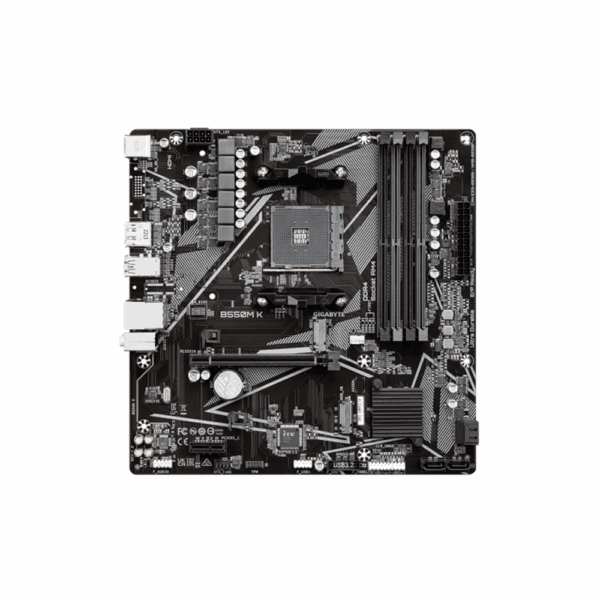 Placa madre gigabyte am4 b550m k s/r/hdmi/dp/2 m2/ddr4/usb3.2/matx - Imagen 2