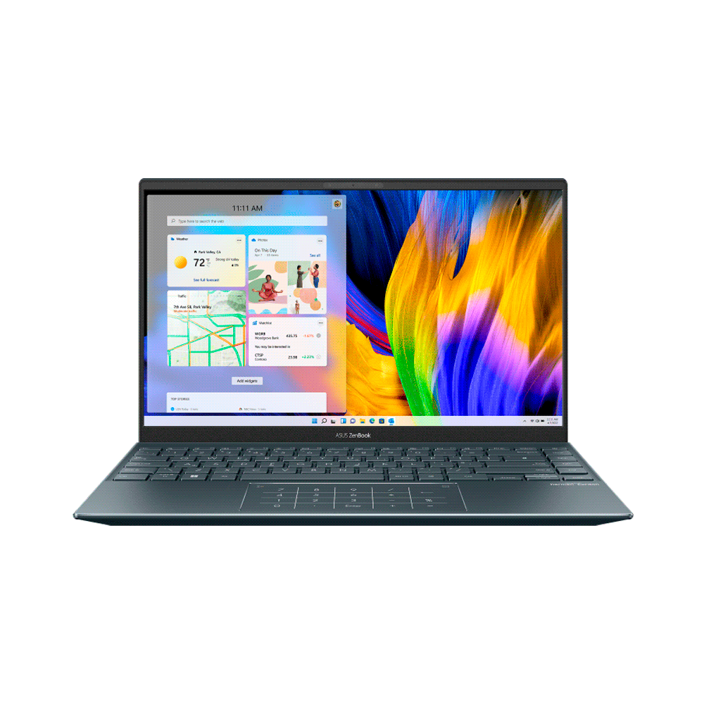 Notebook asus zenbook um425qa-ki175w amd r5 3.3/8g/512ssd/w11h/14" fhd gris