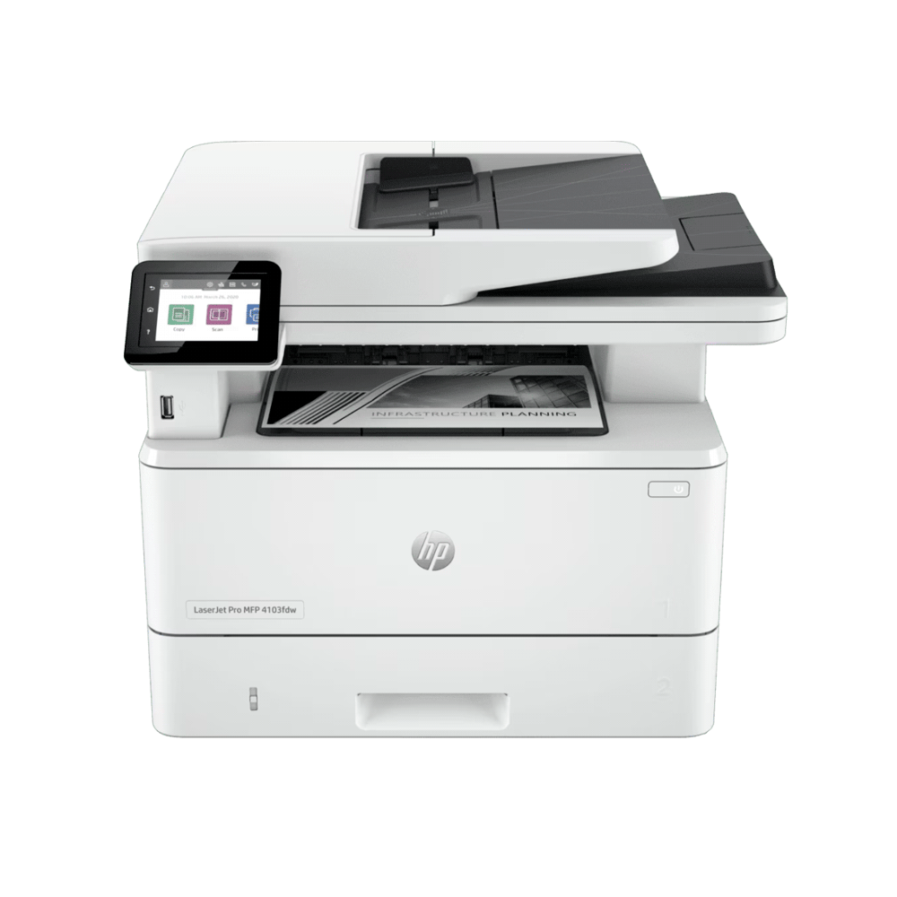 Impresora hp laserjet pro mfp 4103fdw imp/cop/sca/fax/usb/adf/red/wifi/220v