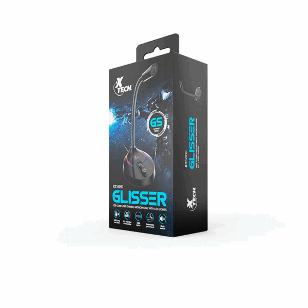 Microfono gamer xtech xts-680 glisser rgb usb/16khz - Imagen 2