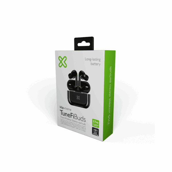Auricular con microfono klip kte-050bk tunefibuds touch/tws/bt/wireless negro - Imagen 2