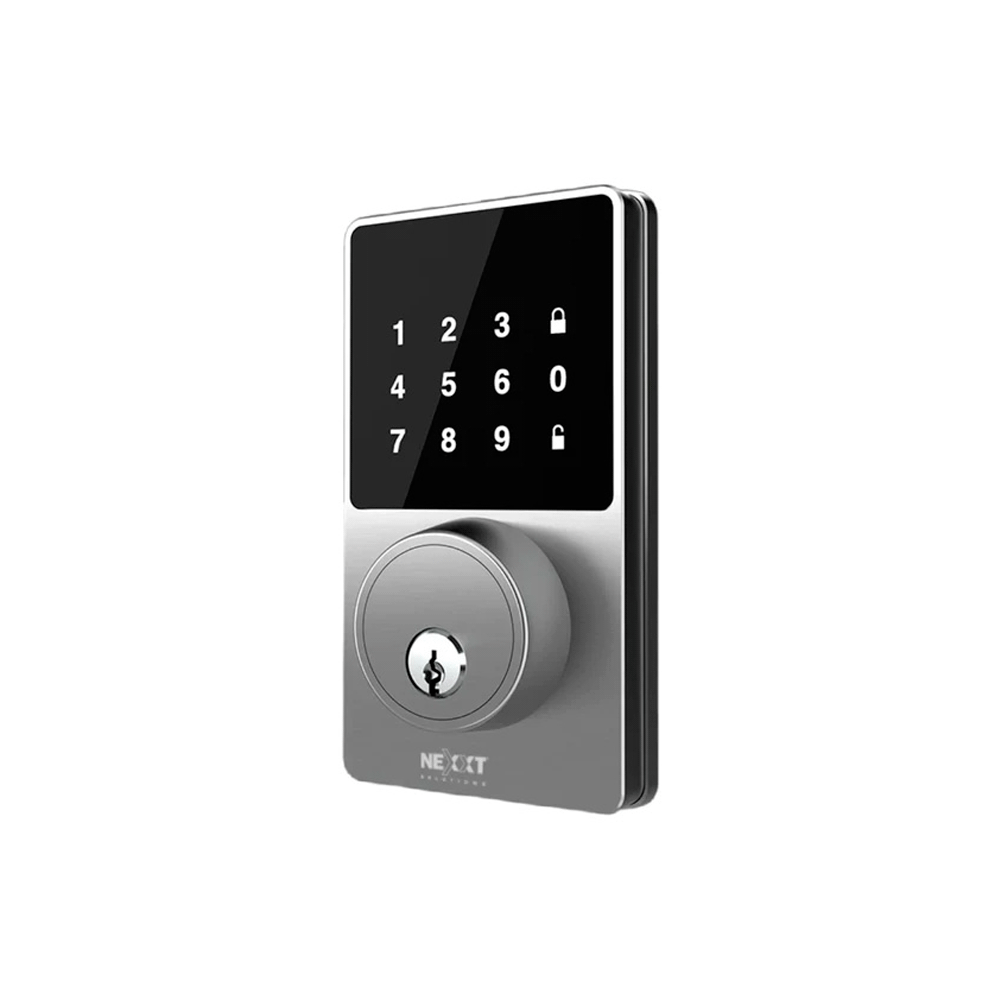 Cerradura inteligente para puerta iot nexxt smart wifi nhs-d100 plata