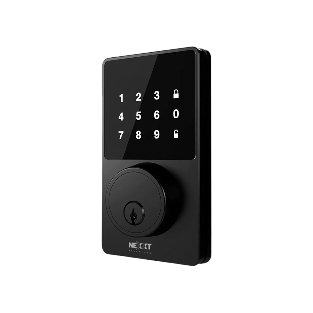 Cerradura inteligente para puerta iot nexxt smart wifi nhs-d100 negro