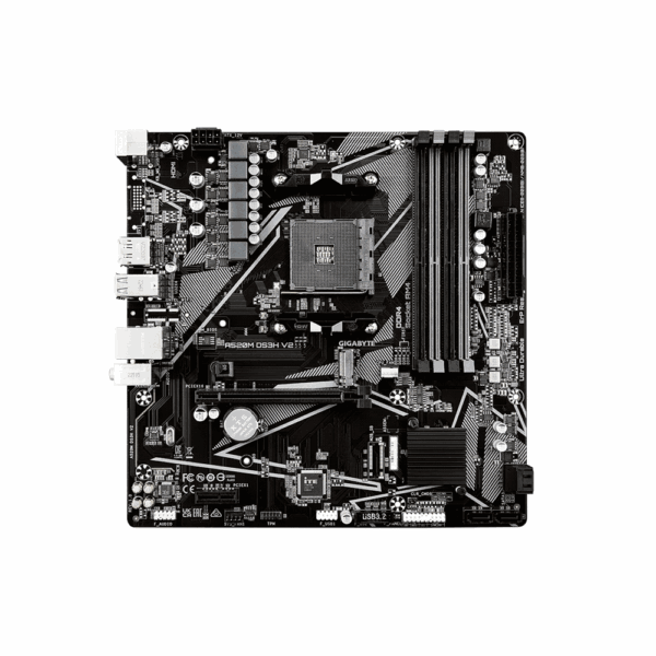 Placa madre gigabyte am4 a520m ds3h v2 s/r/hdmi/dp/m.2/ddr4/usb3.2/matx - Imagen 2