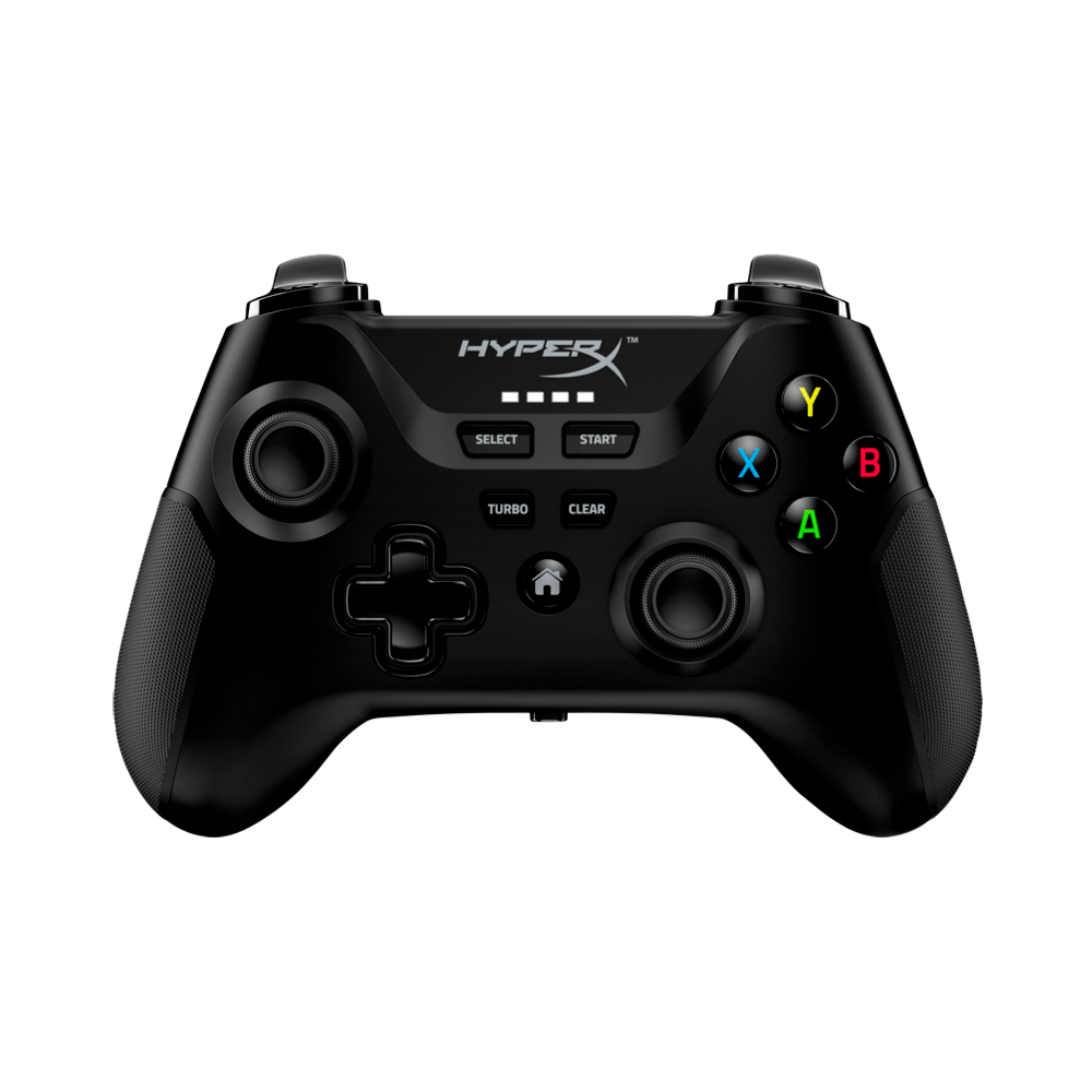Control gamer hyperx 516l8aa clutch wireless/600mah/bt/usb negro