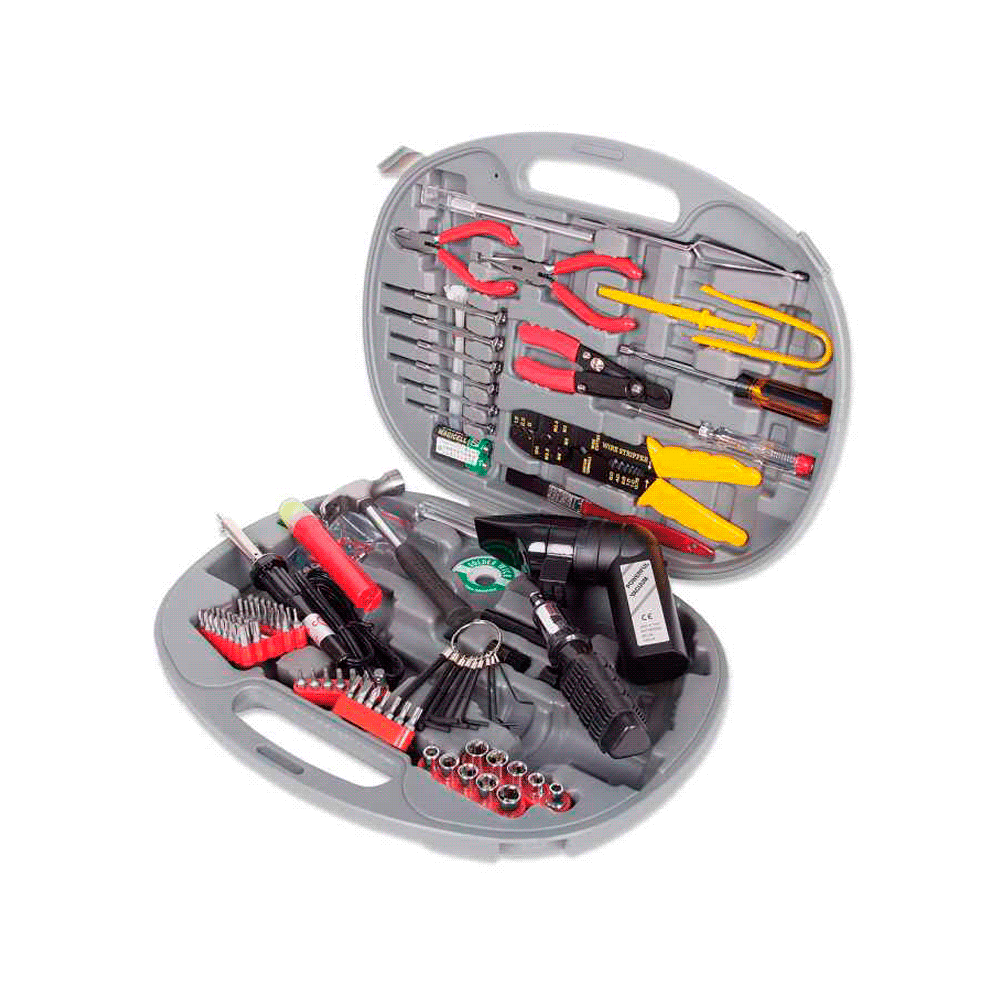 Kit de herramientas manhattan 145 piezas 530217