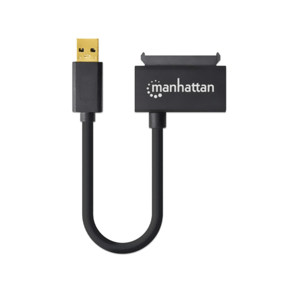 Adaptador usb-a/ sata 2,5" manhattan 5gbps/48bit negro 130424
