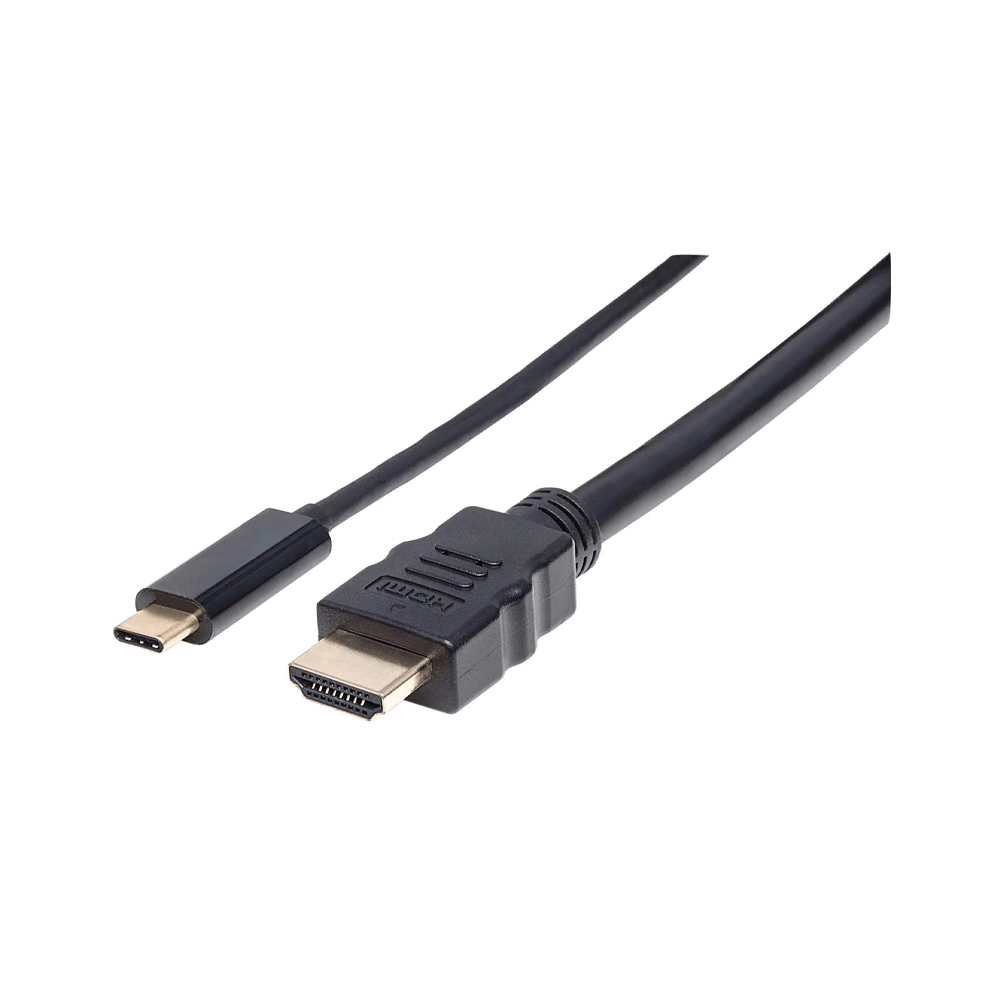 Cable usb-c/hdmi manhattan m/m 2m negro bolsa 151764