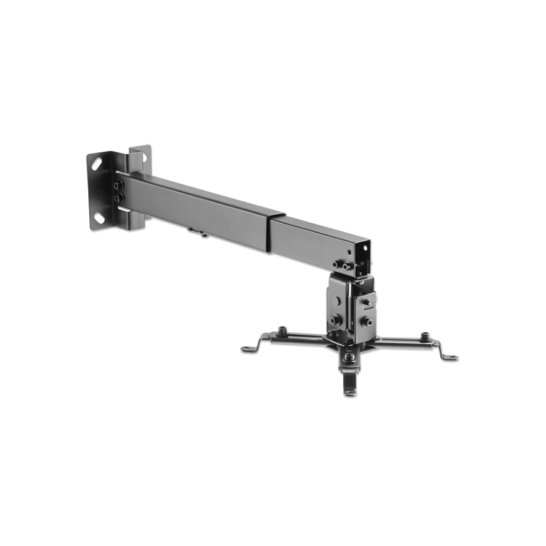 Soporte p/proyector 20kg manhattan 461207 incl/gir 360/techo/pared negro