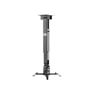 Soporte p/proyector 20kg manhattan 461207 incl/gir 360/techo/pared negro
