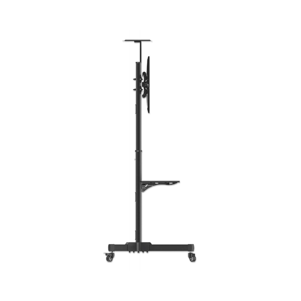 Soporte p/tv manhattan 461238 37" a 70" 40kg c/rueda inc/retrac negro