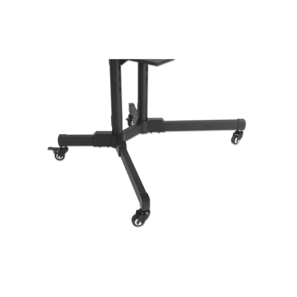 Soporte p/tv manhattan 461238 37" a 70" 40kg c/rueda inc/retrac negro