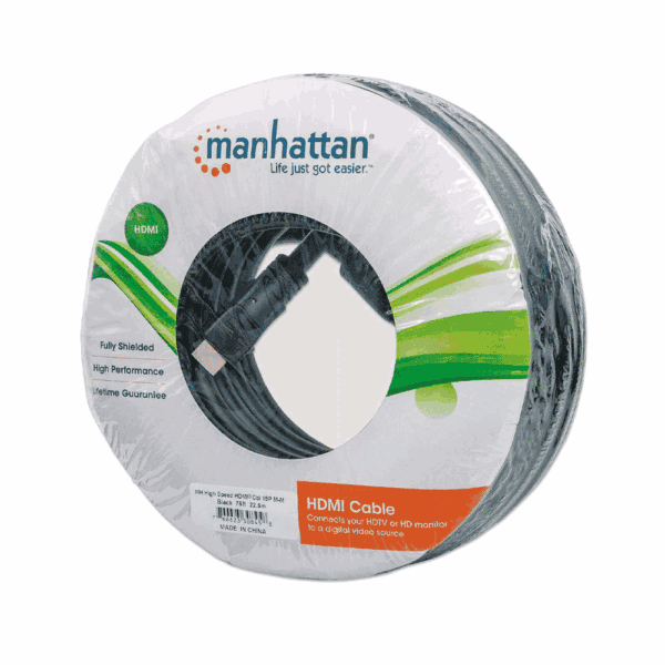 Cable hdmi-hdmi m/m 308458 1080p/blindado/22.5mt/ negro - Imagen 4