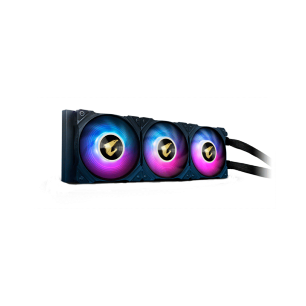 Cooler p/cpu aorus waterforce x 360 3 ventiladores rgb fusion 2.0