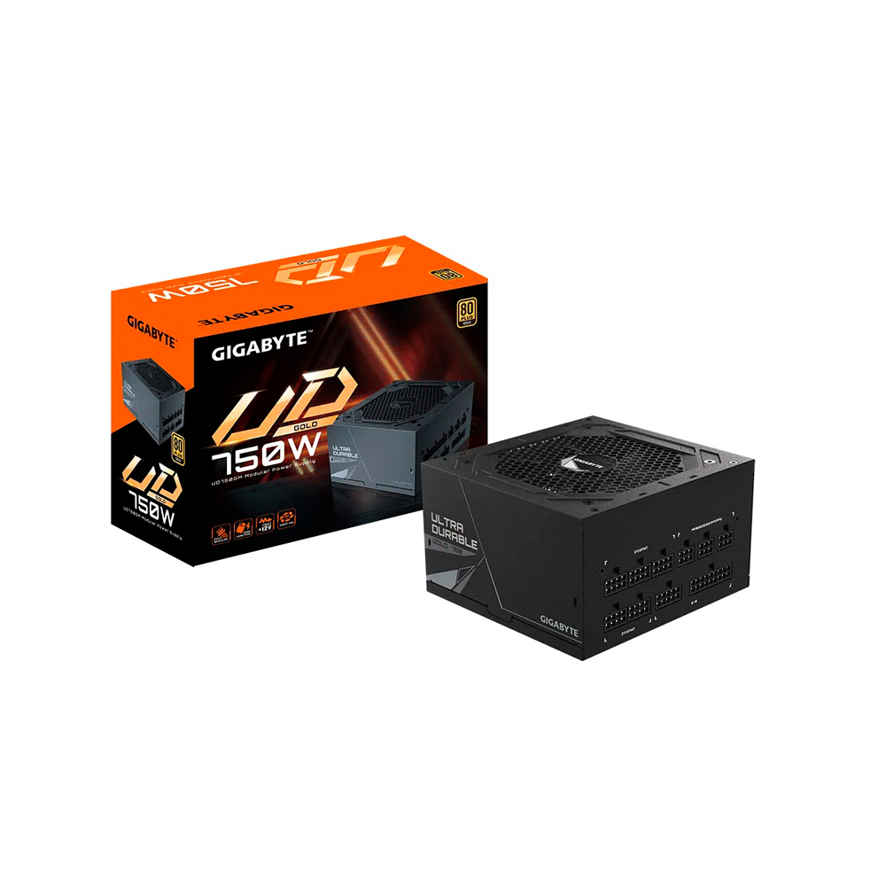 Fuente gigabyte 750w 80plus gold full modular gp-ud750gm