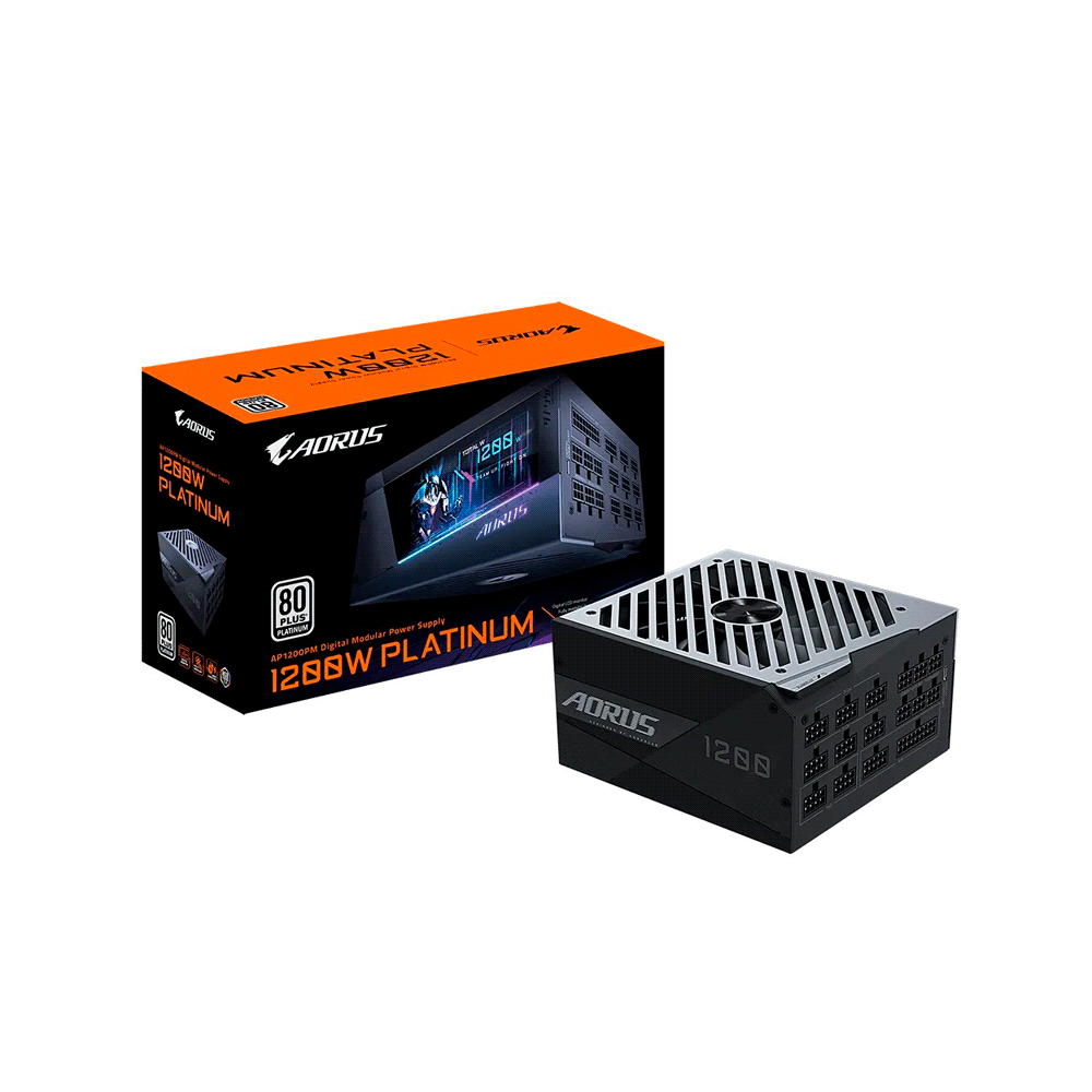 Fuente gigabyte aorus 1200w 80plus platinum full modular gp-ap1200pm