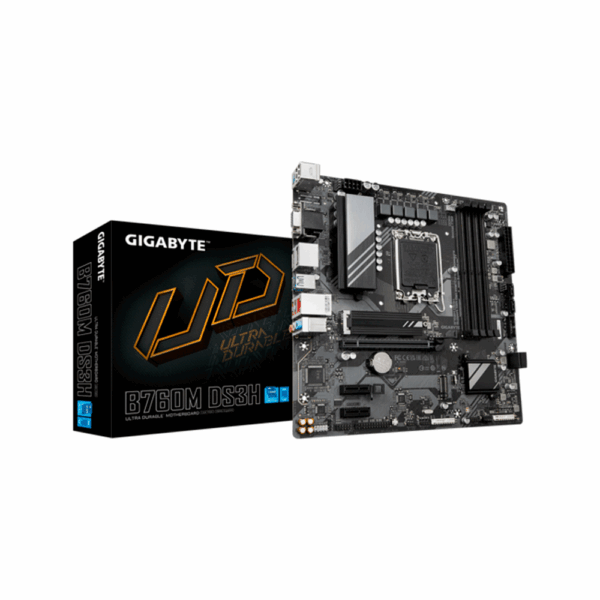 Placa madre gigabyte 1700 b760m ds3h v/s/r/hdmi/2dp/2m2/ddr5/usb3.2/matx
