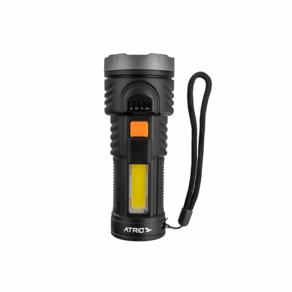 Linterna de mano  multilaser es443 atrio lat 3 recargable cob 3w/140l/2000ma - Imagen 2