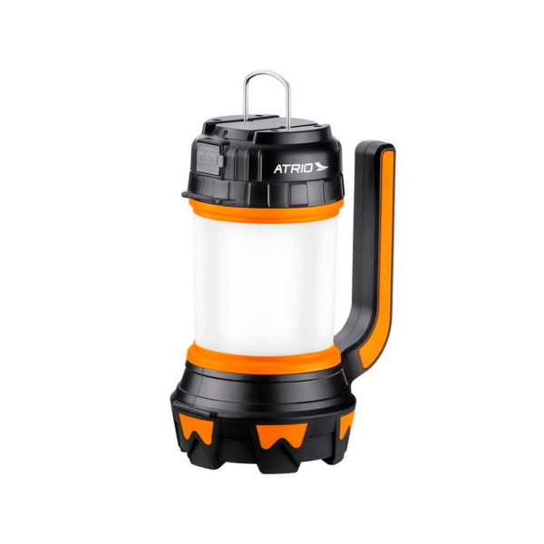 Linterna holofote atrio recargable 5w led 400l/negro es444 multilaser