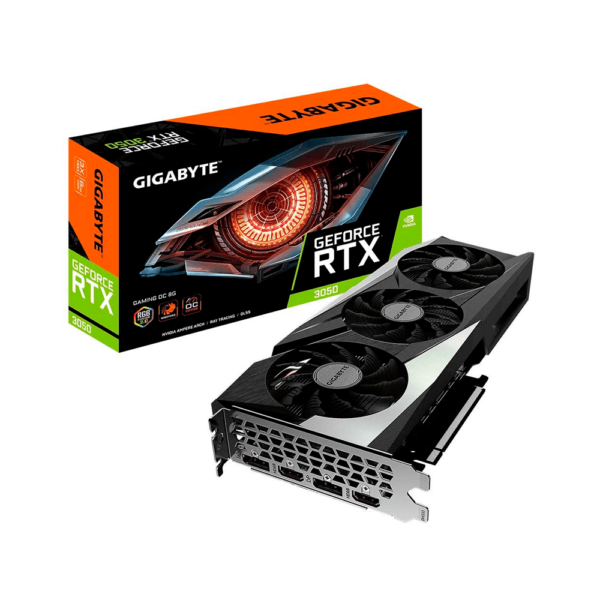 Placa de video gigabyte rtx3050 gaming oc 8gb gddr6 gv-n3050gaming rgb