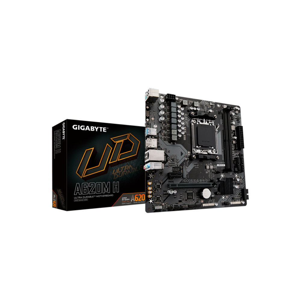 Placa madre gigabyte am5 a620m h ddr5 s/r/hdmi/dp/m2/usb3.2/matx