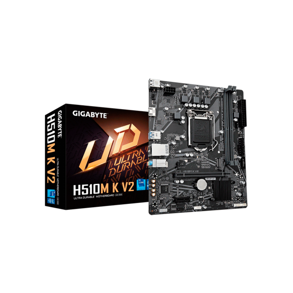 Placa madre gigabyte 1200 h510m k v2 s/r/hdmi/m.2/ddr4/usb3.2/matx