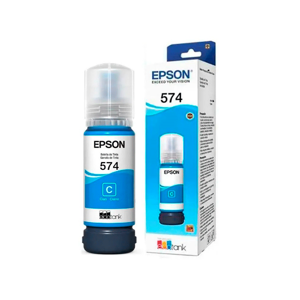 Tinta epson t574 220 ciano l8050 t574220-al 70ml