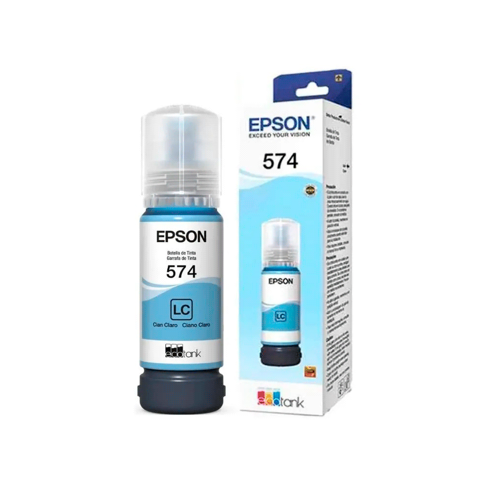 Tinta epson t574 520 light ciano l8050 t574520-al 70ml