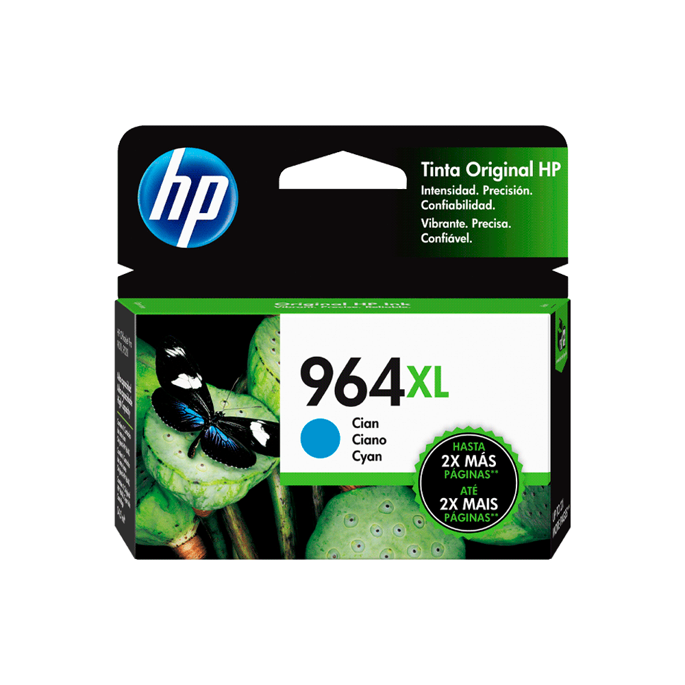 Tinta hp 964xl cyan 3ja54al 22.7ml