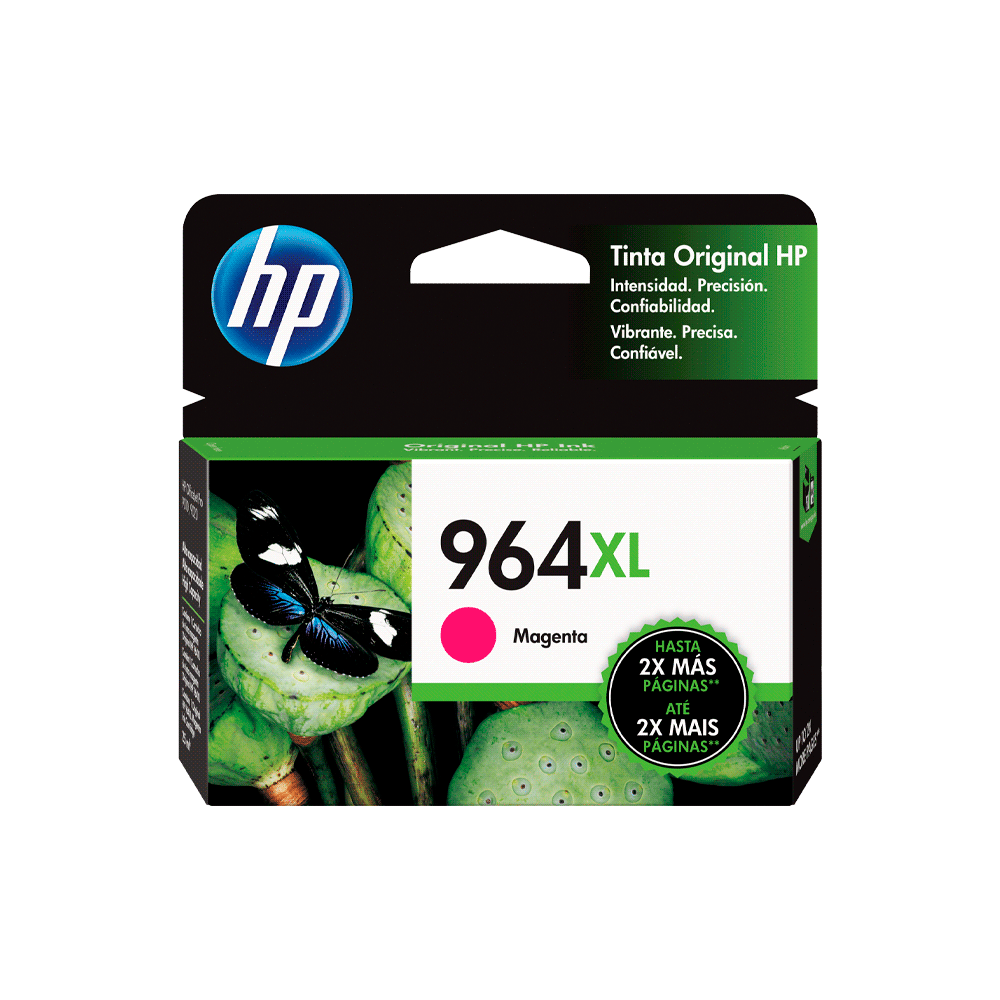 Tinta hp 964xl magenta 3ja55al 23.2ml