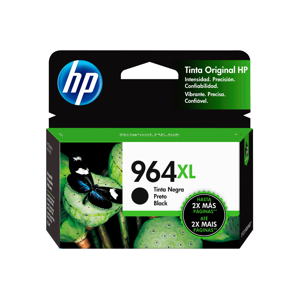 Tinta hp 964xl negro 3ja57al 47.8ml