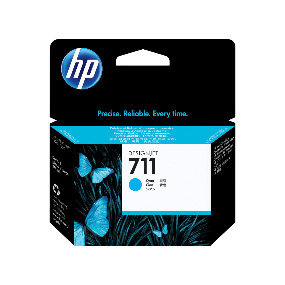 Tinta hp 711 cyan cz130a 29ml