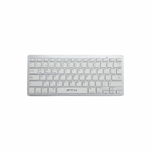Teclado ftx bluetooth ftxb1000 ultra slim esp/plata - Imagen 2