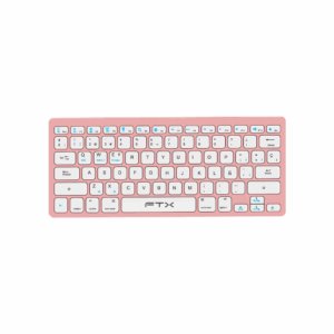 Teclado ftx bluetooth ftxb1000 ultra slim esp/rosa
