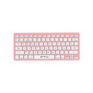 Teclado Ftx Bluetooth Ftxb1000 Ultra Slim Por/Rosa