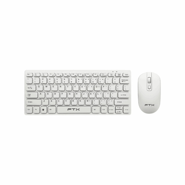 Teclado + mouse ftx wireless ftxgk03 esp/blanco