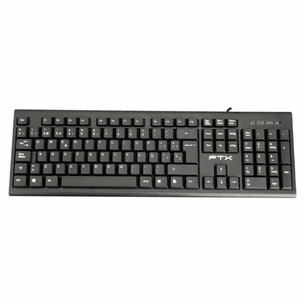 Teclado ftx usb ftxk4 numerico/español/negro - Imagen 2