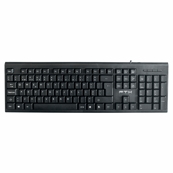 Teclado ftx usb ftxk4 numerico/portugues/negro - Imagen 2