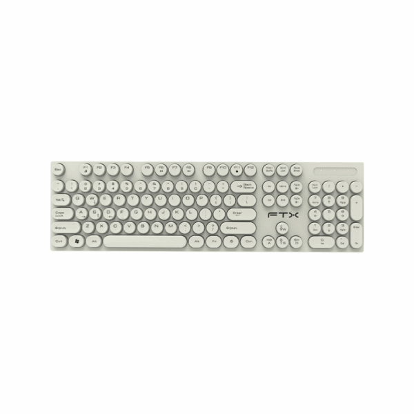 Teclado ftx usb ftxk22 numerico/español/pop/blanco