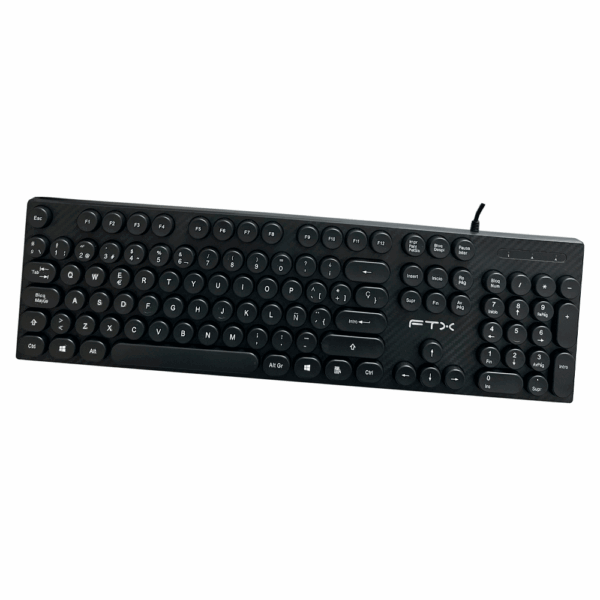Teclado ftx usb ftxk22 numerico/español/pop/negro - Imagen 2