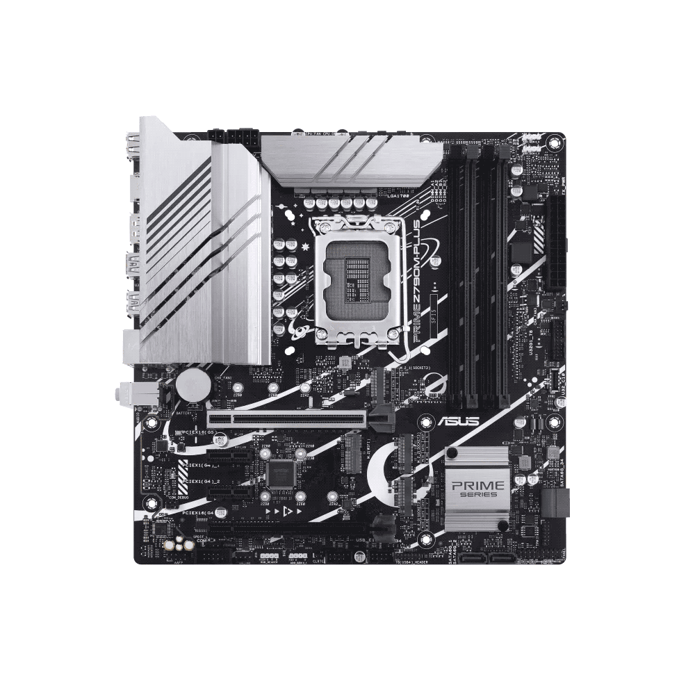 Placa madre asus 1700 prime z790m-plus ddr5 s/r/hdmi/dp/3m2/usb3.2/matx/aura