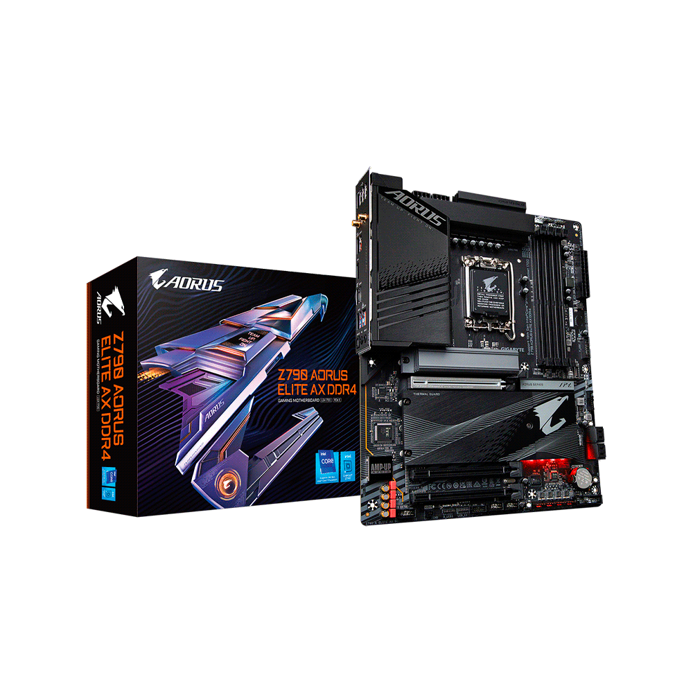 Placa madre gigabyte 1700 z790 aorus elite ax ddr4 s/r/hdmi/4m2/wifi/usb3.2/atx